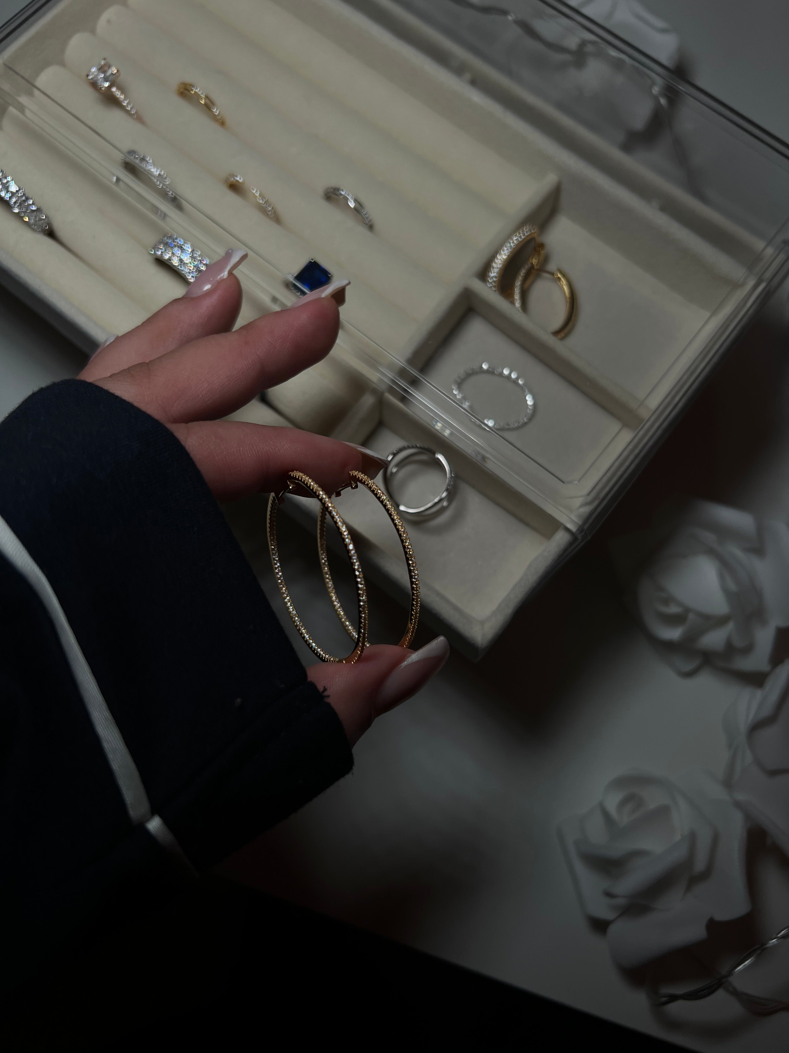 Dilan Hoops (18K Gold Plated)