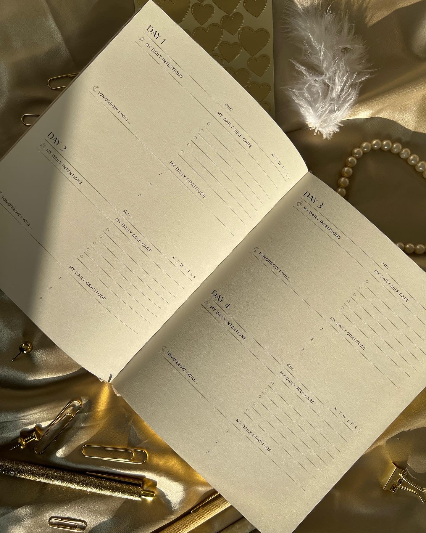 My Daily Self-Care Journal - Almond