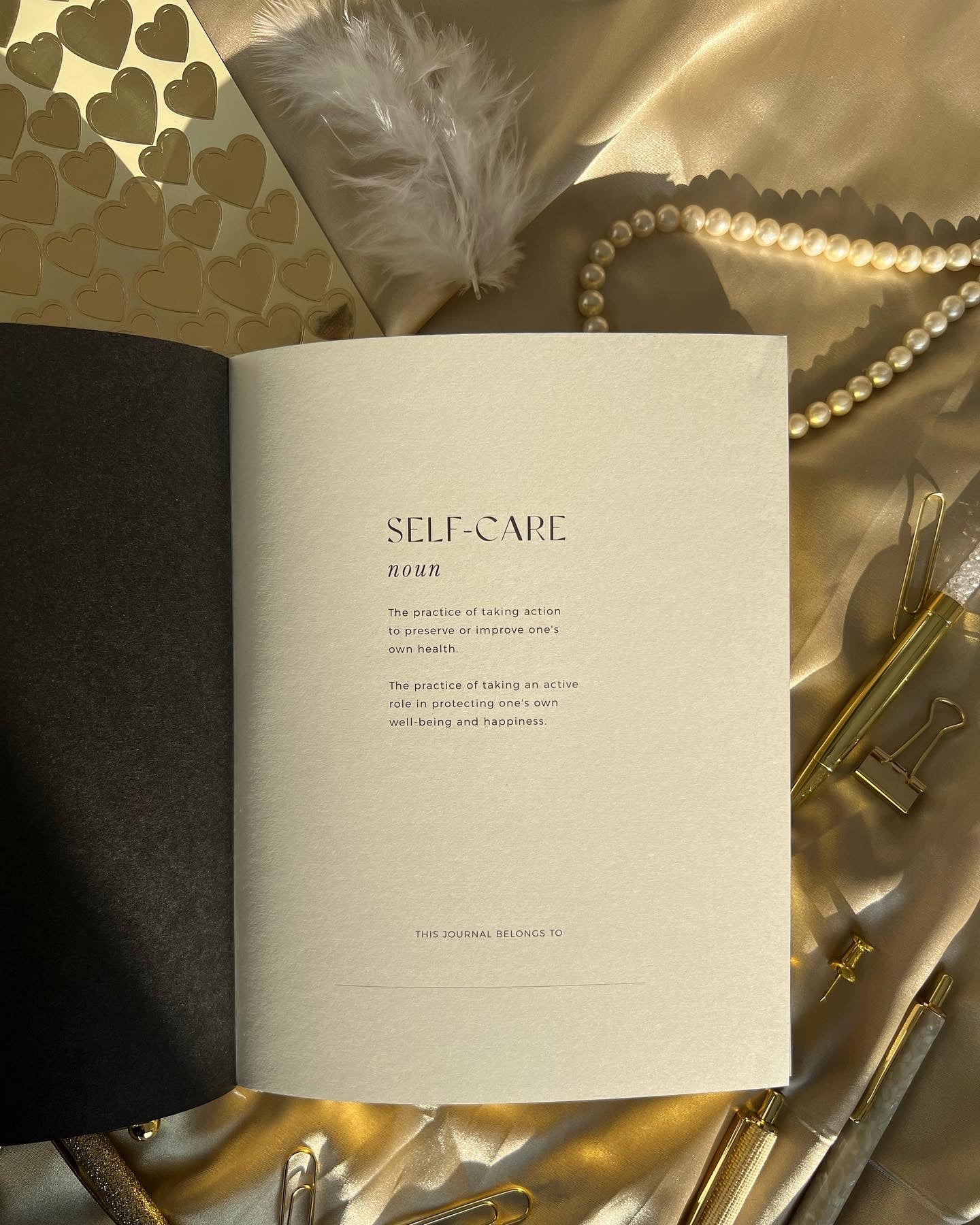 My Daily Self-Care Journal - Almond