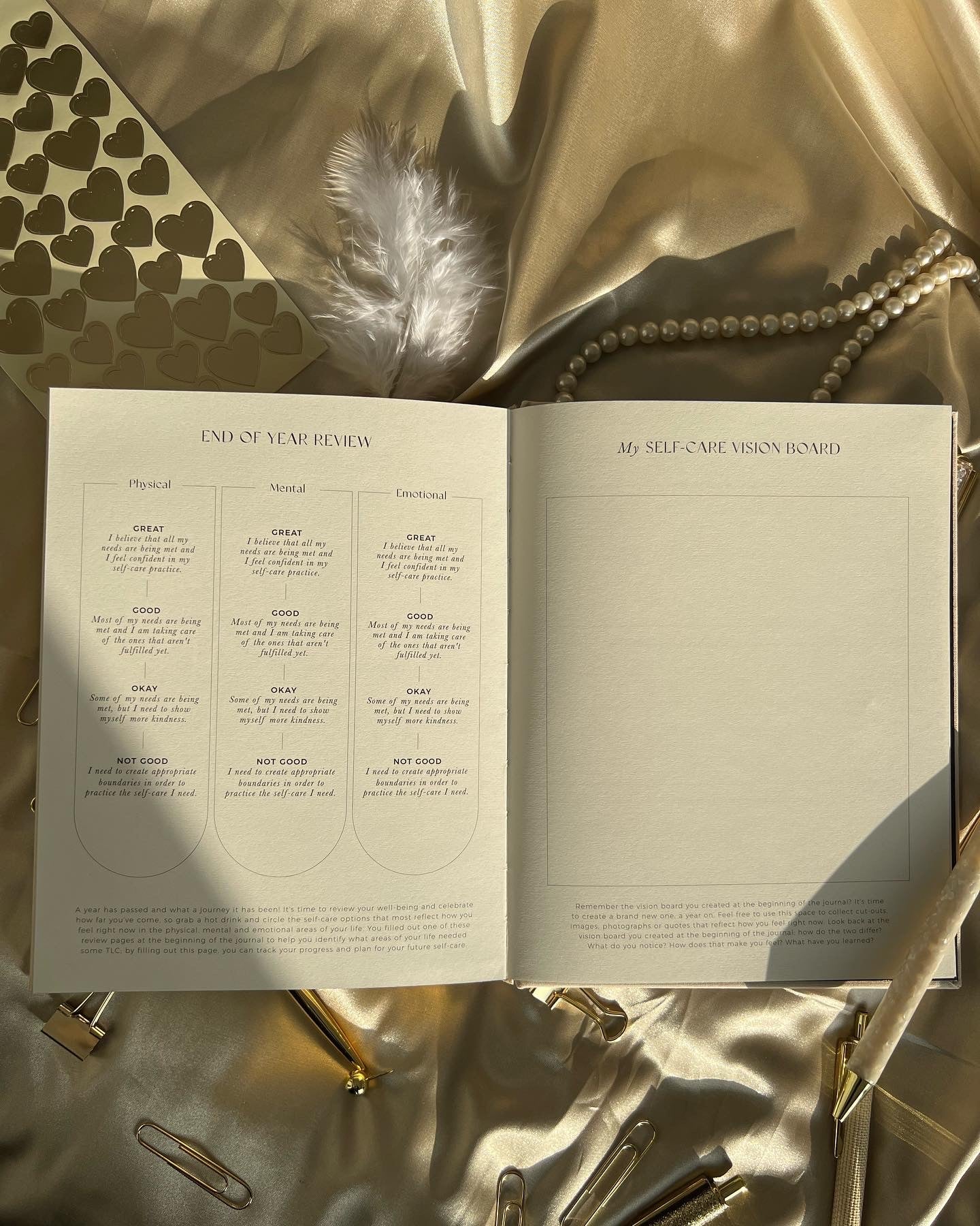 My Daily Self-Care Journal - Noir