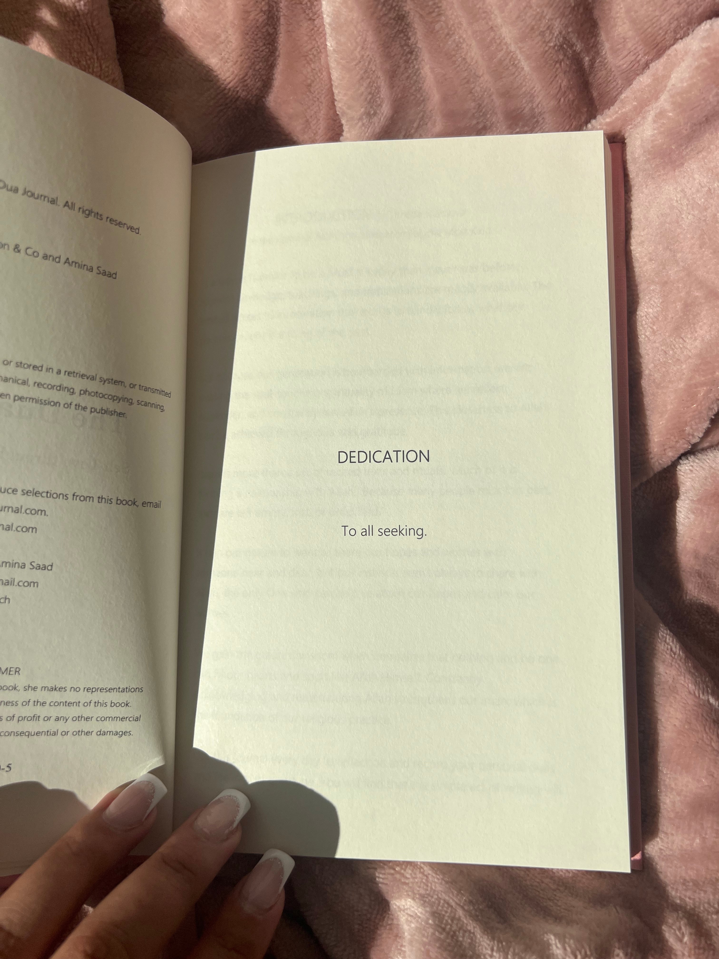 The Dua Journal - Pink