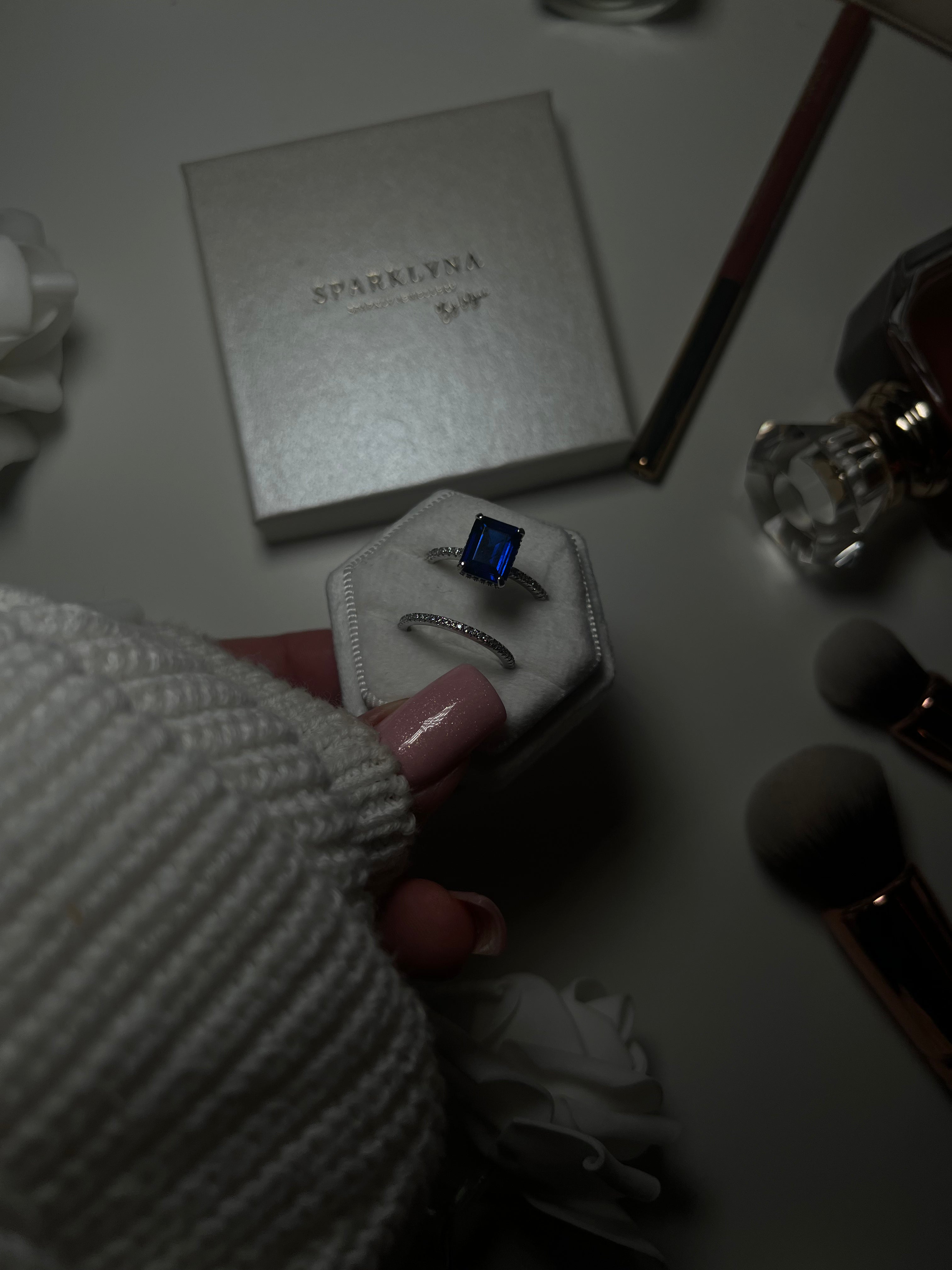 Bague Valentina - Marine