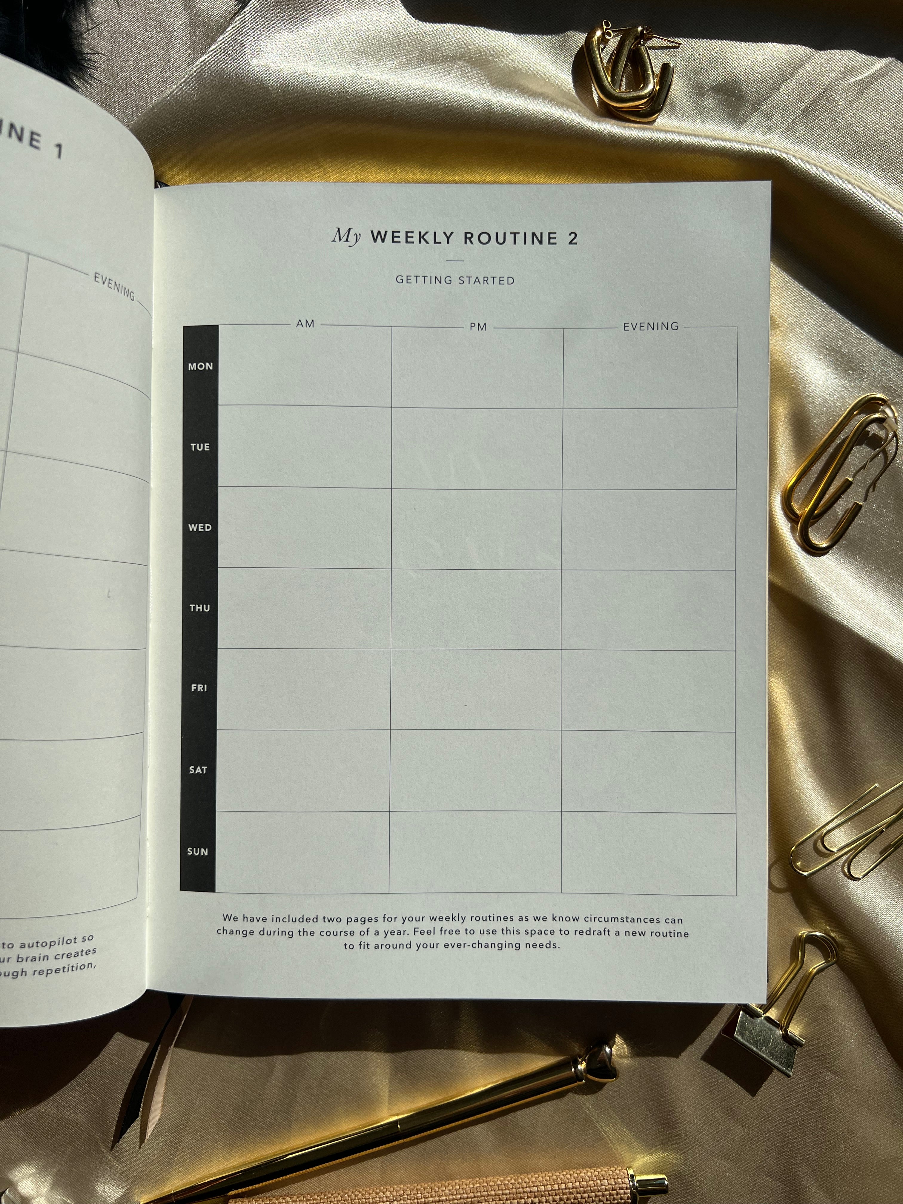 Mon agenda fitness quotidien - Noir