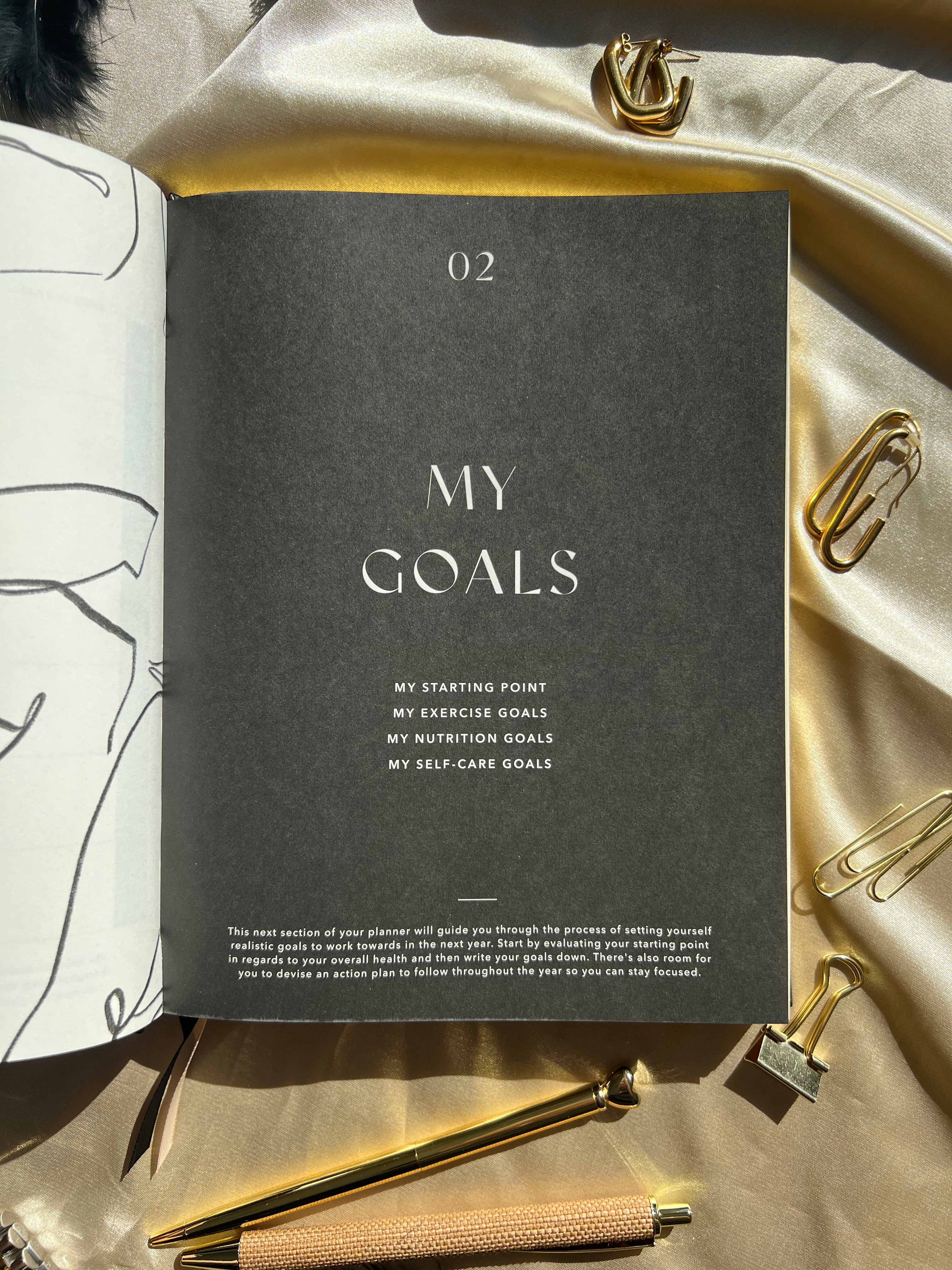 Mon agenda fitness quotidien - Noir